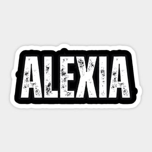 Alexia Name Gift Birthday Holiday Anniversary Sticker